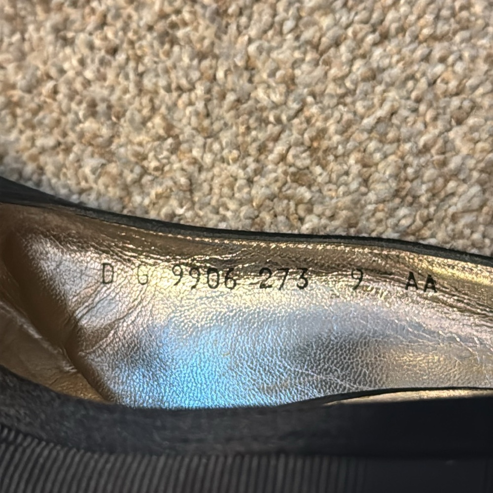 Salvatore Ferragamo | Vintage Sling Back Kitten Heels Pumps in Black Size 9 AA - Picture 13 of 13